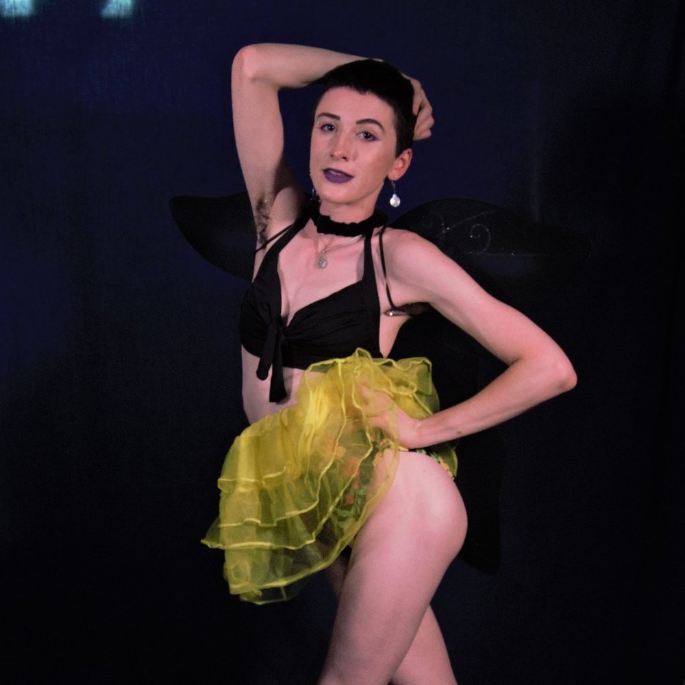 Fairy Yellow Sheer Tutu for Festivals, Raves, Parties, Concerts